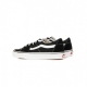 scarpa bassa uomo sk8-low BLACK/TRUE WHITE