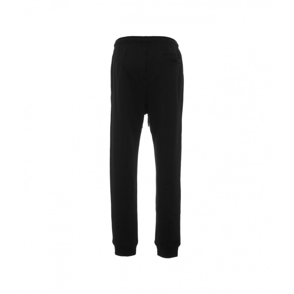 Joggers con ricamo del logo nero