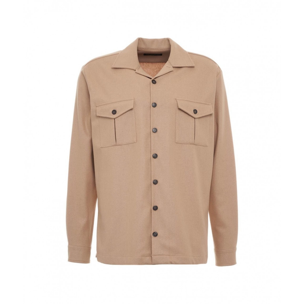 Wool shirt Cammello