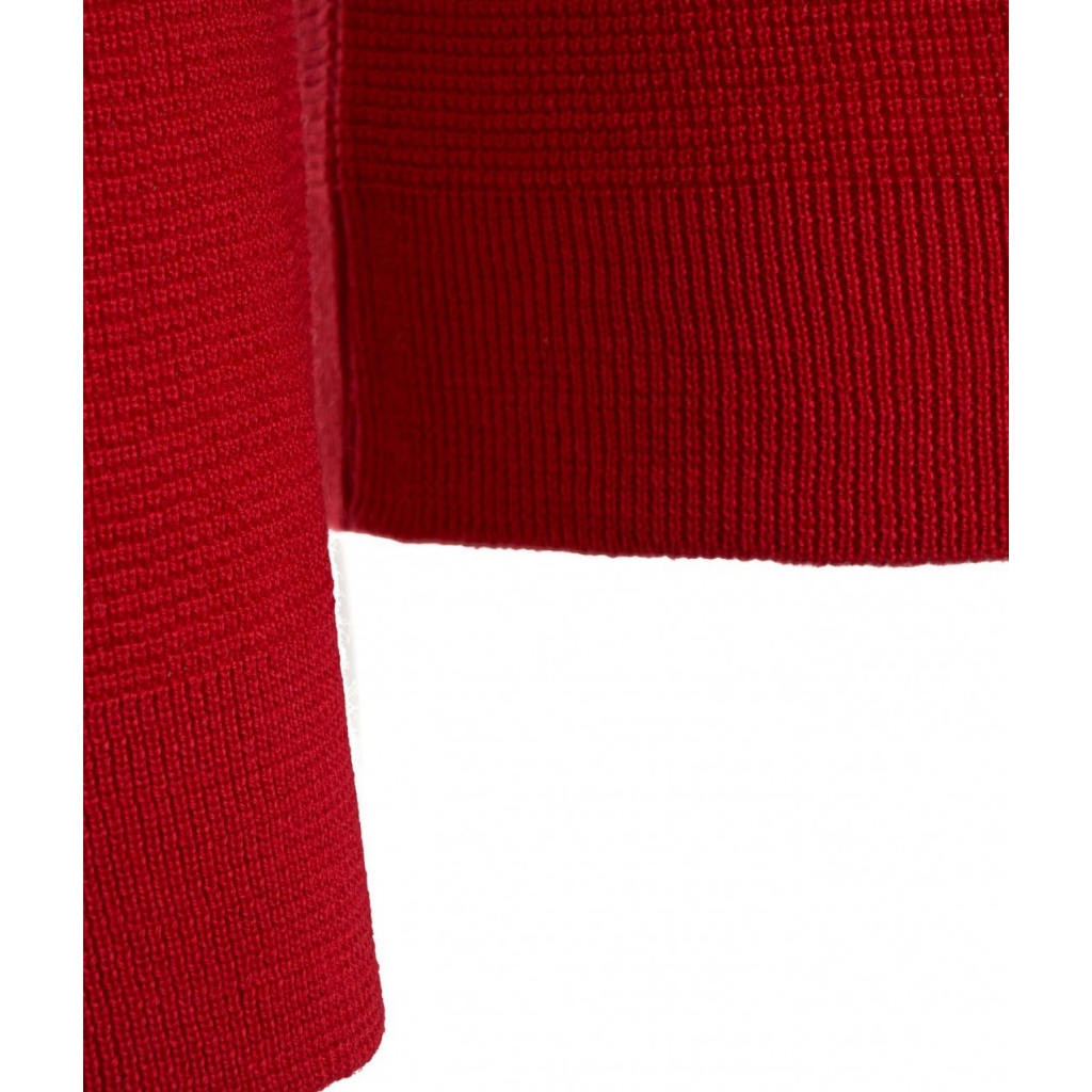 Maglia punto wafer rosso