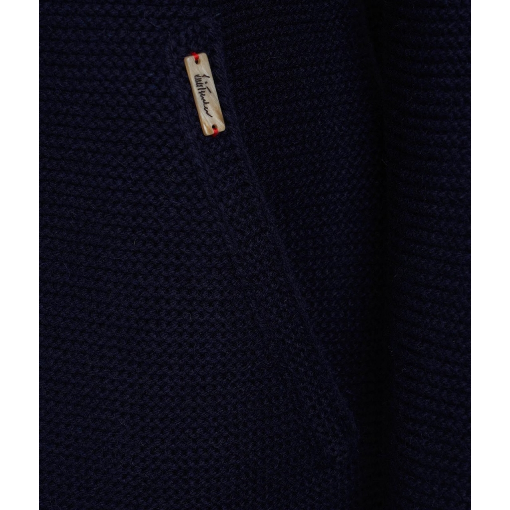 Cardigan con cappuccio Wallace blu