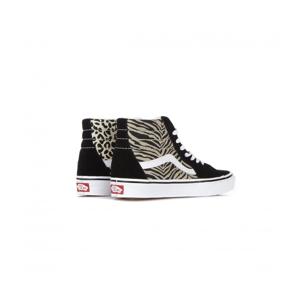 scarpa alta donna sk8-hi safari multi MULTI/TRUE WHITE