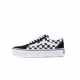 scarpa bassa donna old skool platform checkerboard CHECKERBOARD/BLACK/TRUE WHITE