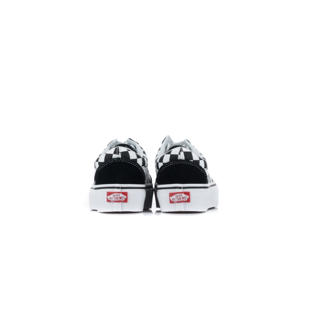 scarpa bassa donna old skool platform checkerboard CHECKERBOARD/BLACK/TRUE WHITE