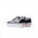 scarpa bassa donna old skool platform checkerboard CHECKERBOARD/BLACK/TRUE WHITE