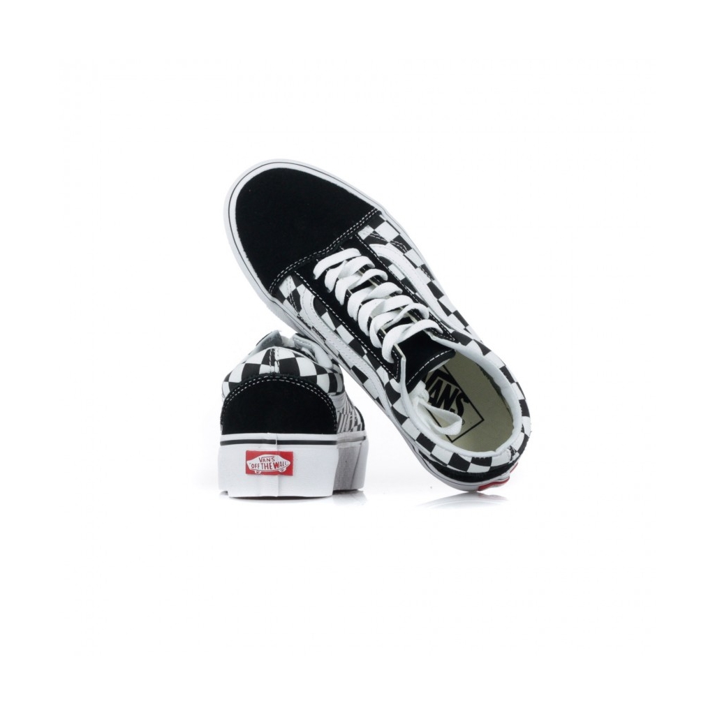 scarpa bassa donna old skool platform checkerboard CHECKERBOARD/BLACK/TRUE WHITE