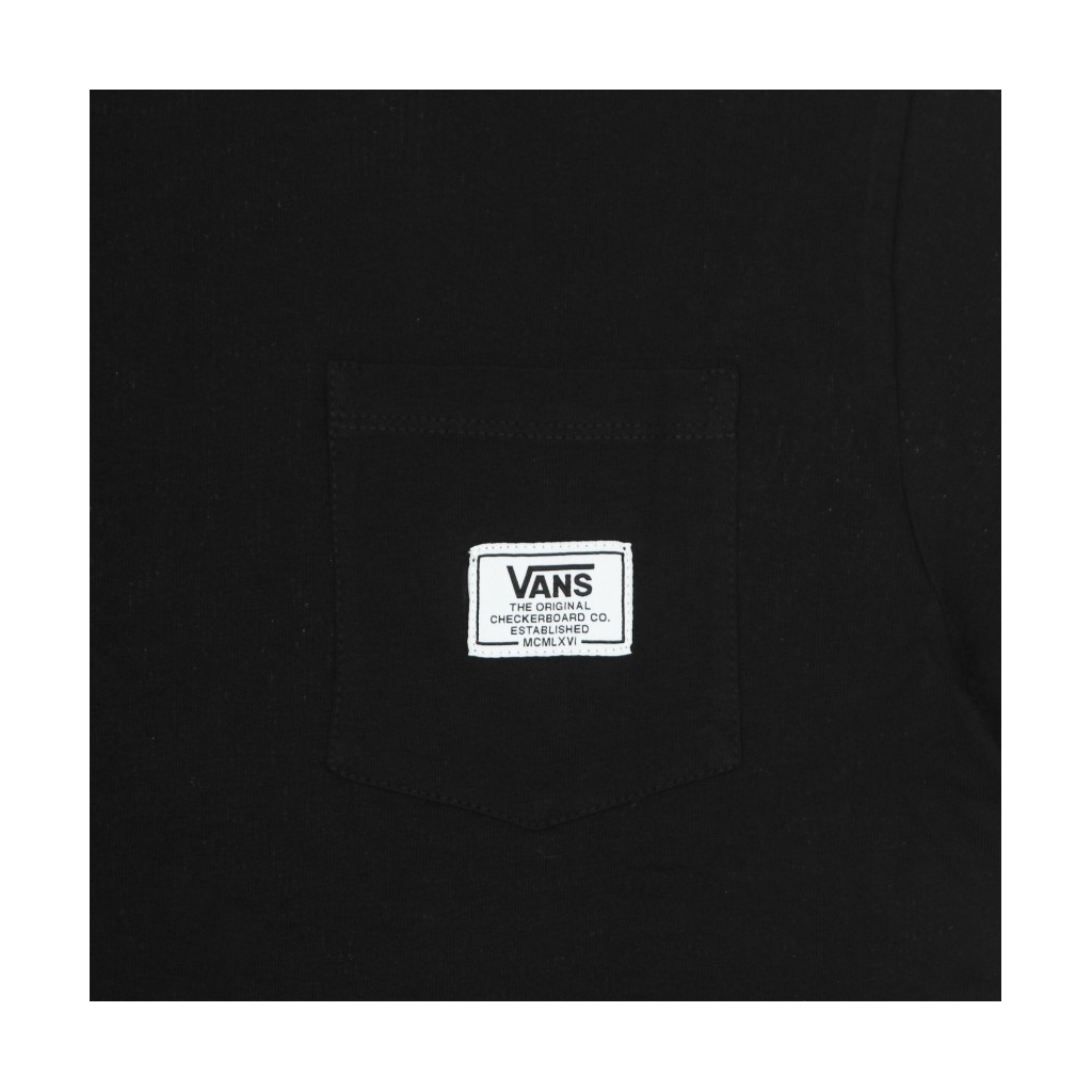 maglietta donna classic patch pocket BLACK