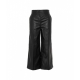 Pantalone in eco pelle nero