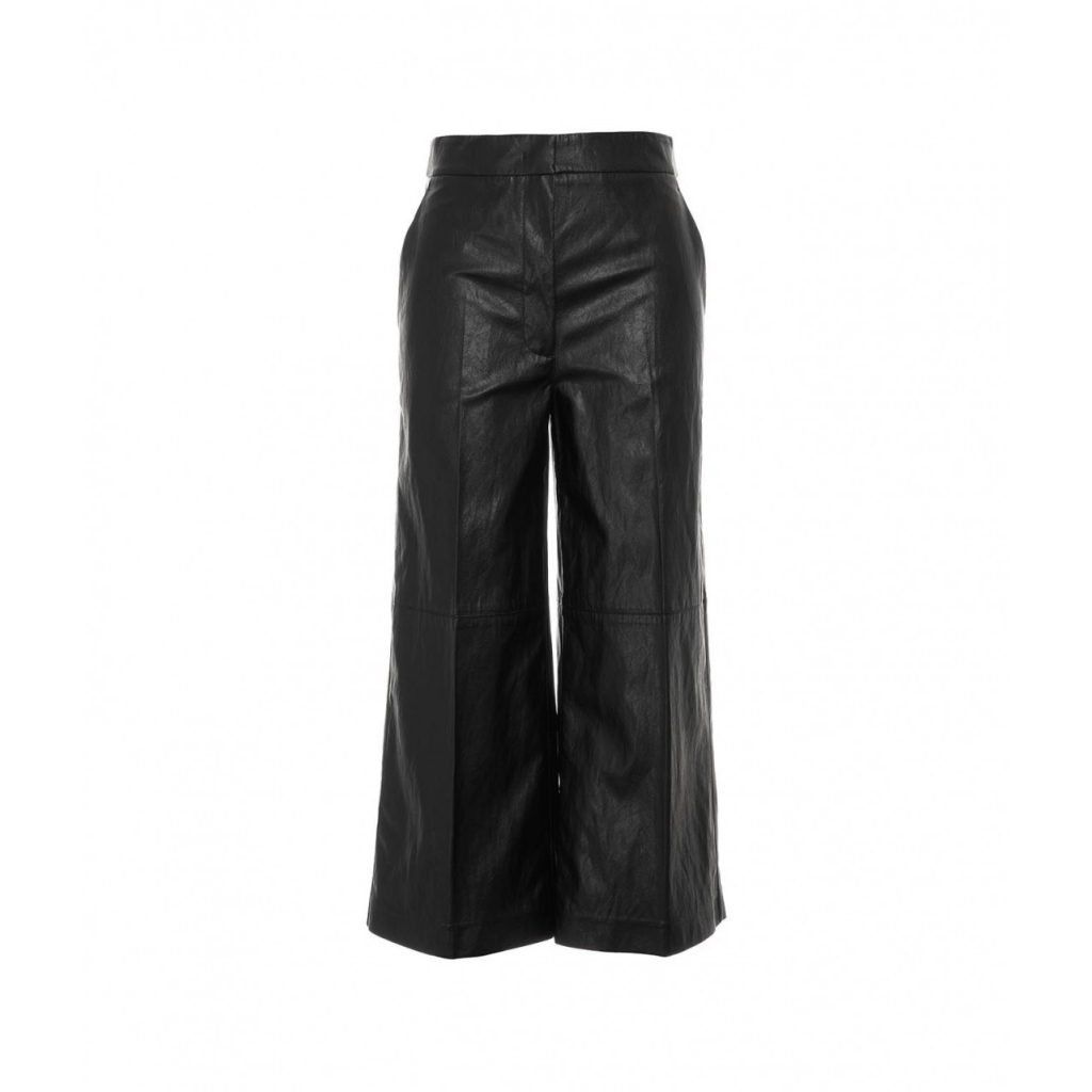 Pantalone in eco pelle nero