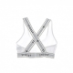 top donna cross back crop WHITE