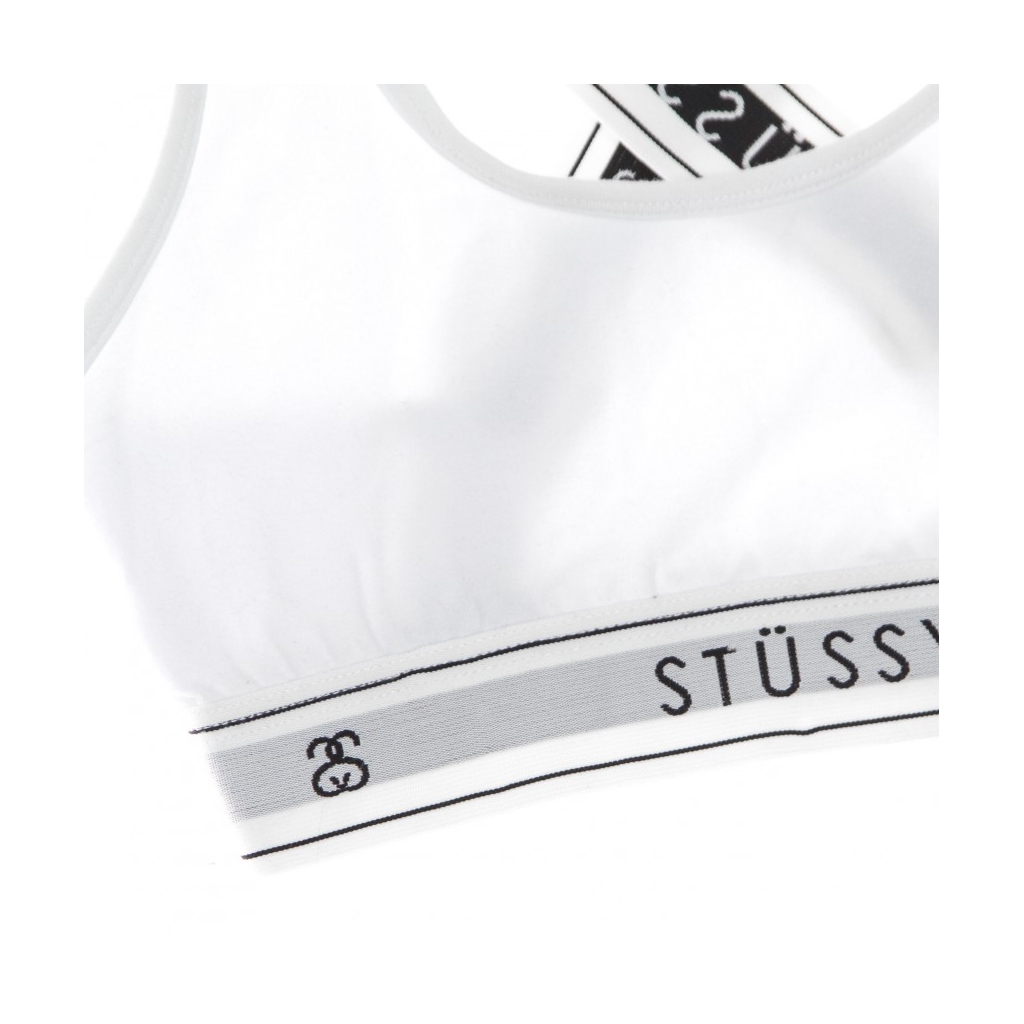 top donna cross back crop WHITE