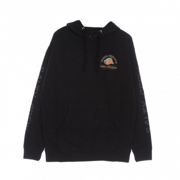 felpa cappuccio uomo chompin hooded fleece BLACK