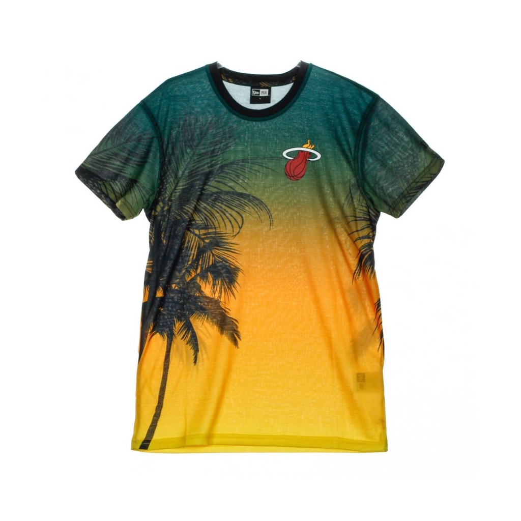 MAGLIETTA NBA COASTAL HEAT TEE MIAHEA ALL OVER PRINT