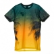 MAGLIETTA NBA COASTAL HEAT TEE MIAHEA ALL OVER PRINT