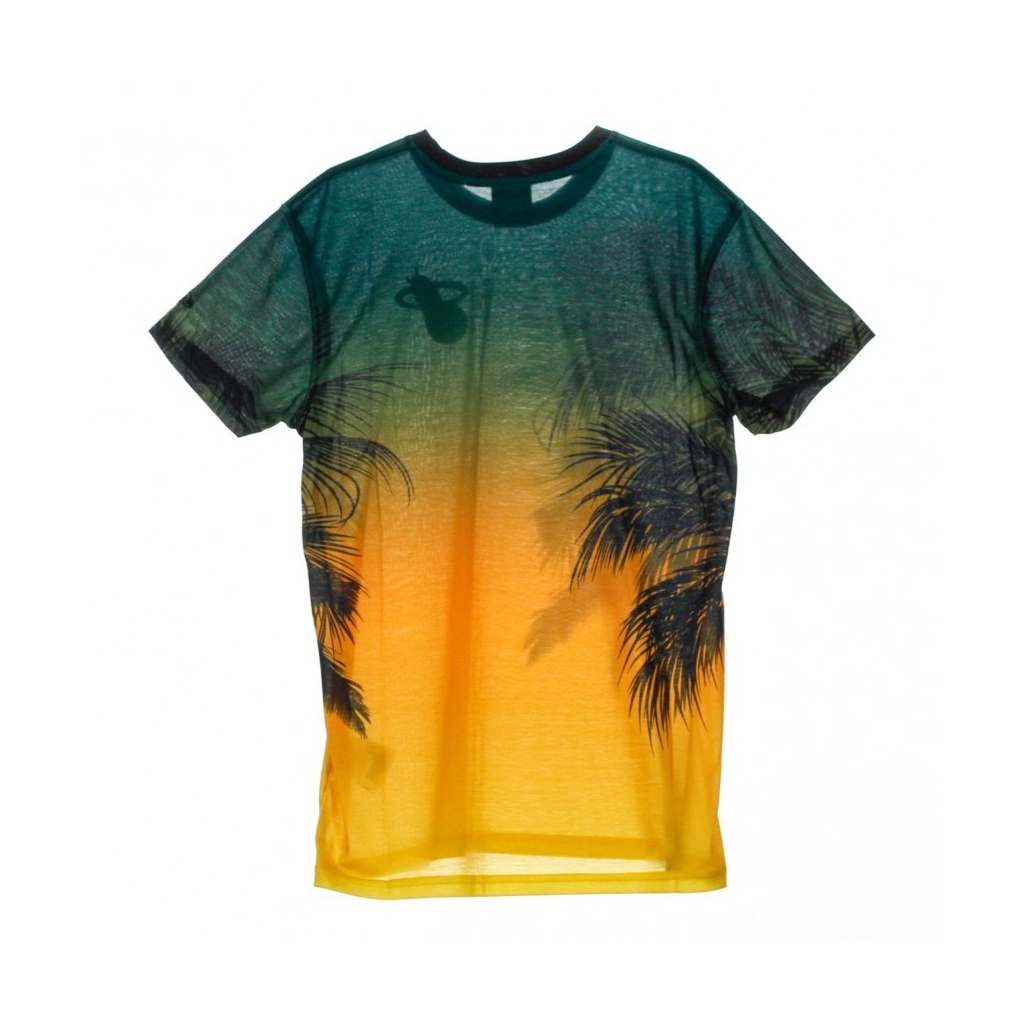 MAGLIETTA NBA COASTAL HEAT TEE MIAHEA ALL OVER PRINT