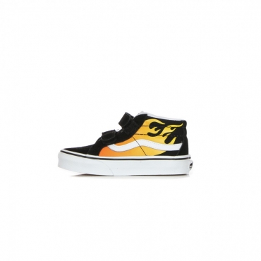 scarpa alta bambino sk8-mid reissue v hot flame BLACK/TRUE WHITE