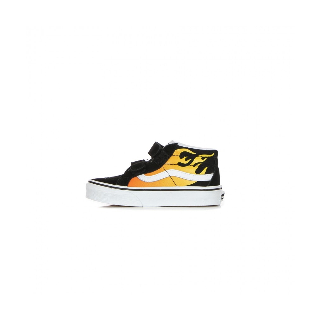 scarpa alta bambino sk8-mid reissue v hot flame BLACK/TRUE WHITE