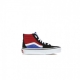 scarpa alta bambino sk8-hi easy logo BLACK/CHILI PEPPER