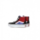 scarpa alta bambino sk8-hi easy logo BLACK/CHILI PEPPER