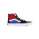 scarpa alta bambino sk8-hi easy logo BLACK/CHILI PEPPER