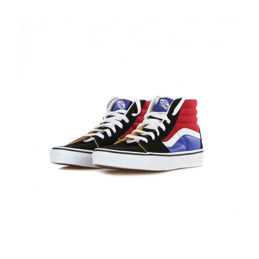 scarpa alta bambino sk8-hi easy logo BLACK/CHILI PEPPER