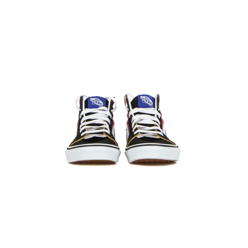 scarpa alta bambino sk8-hi easy logo BLACK/CHILI PEPPER