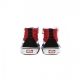 scarpa alta bambino sk8-hi easy logo BLACK/CHILI PEPPER