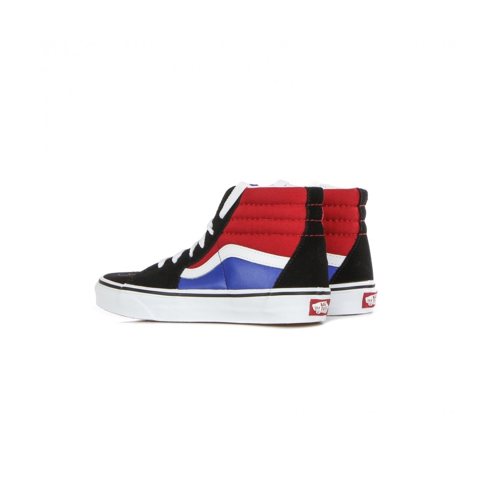 scarpa alta bambino sk8-hi easy logo BLACK/CHILI PEPPER