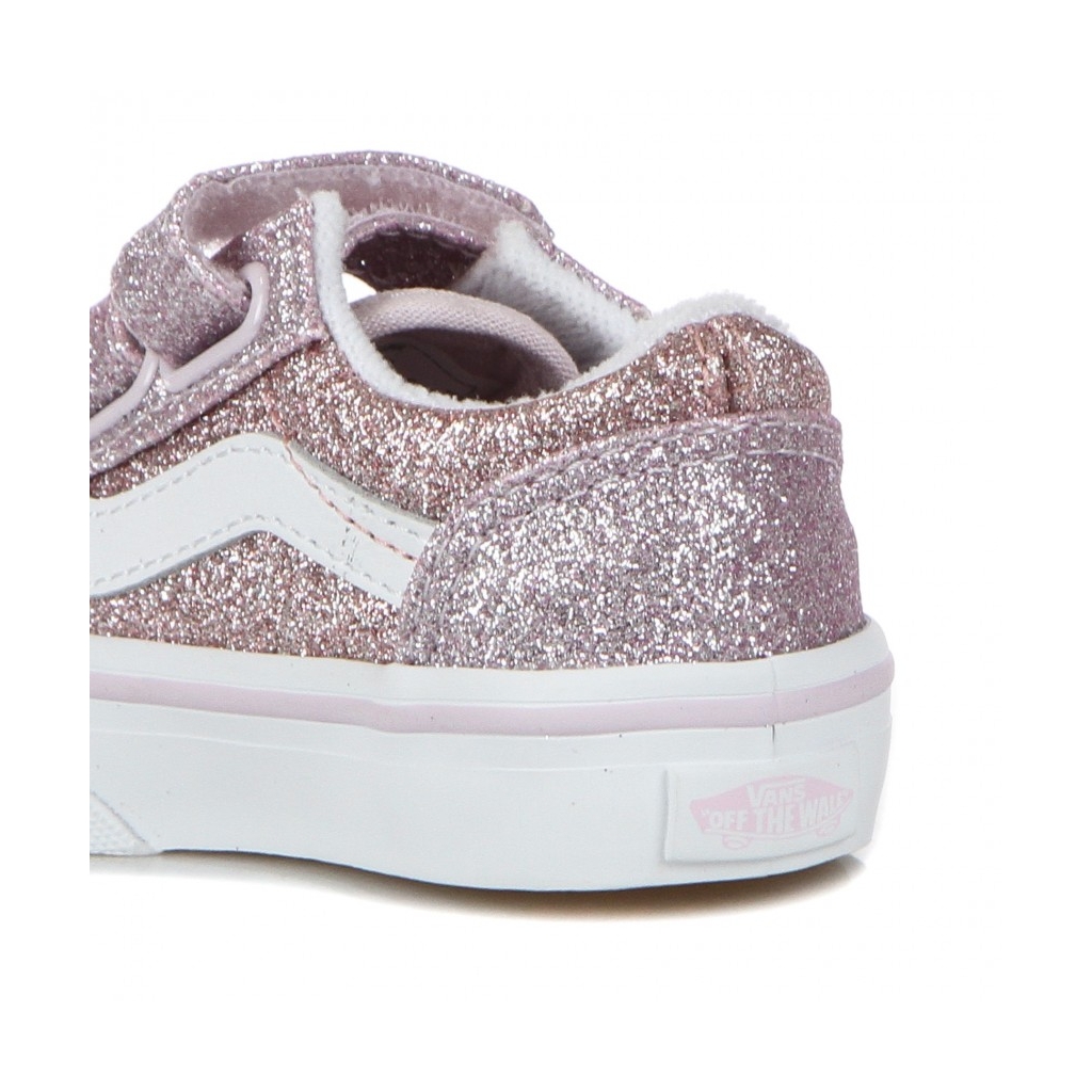 scarpa bassa bambino old skool v 2 tone glitter ORCHID ICE/POWDER PINK