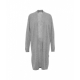 Cardigan a maglia grigio