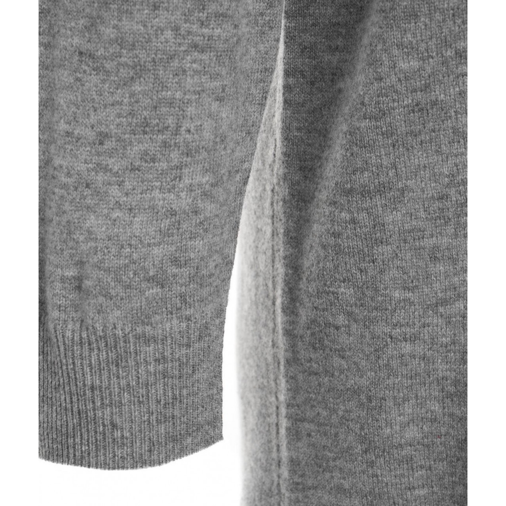 Cardigan a maglia grigio