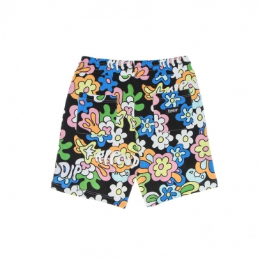 pantalone corto tuta uomo flower child sweatshorts MULTI