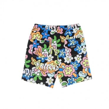 pantalone corto tuta uomo flower child sweatshorts MULTI