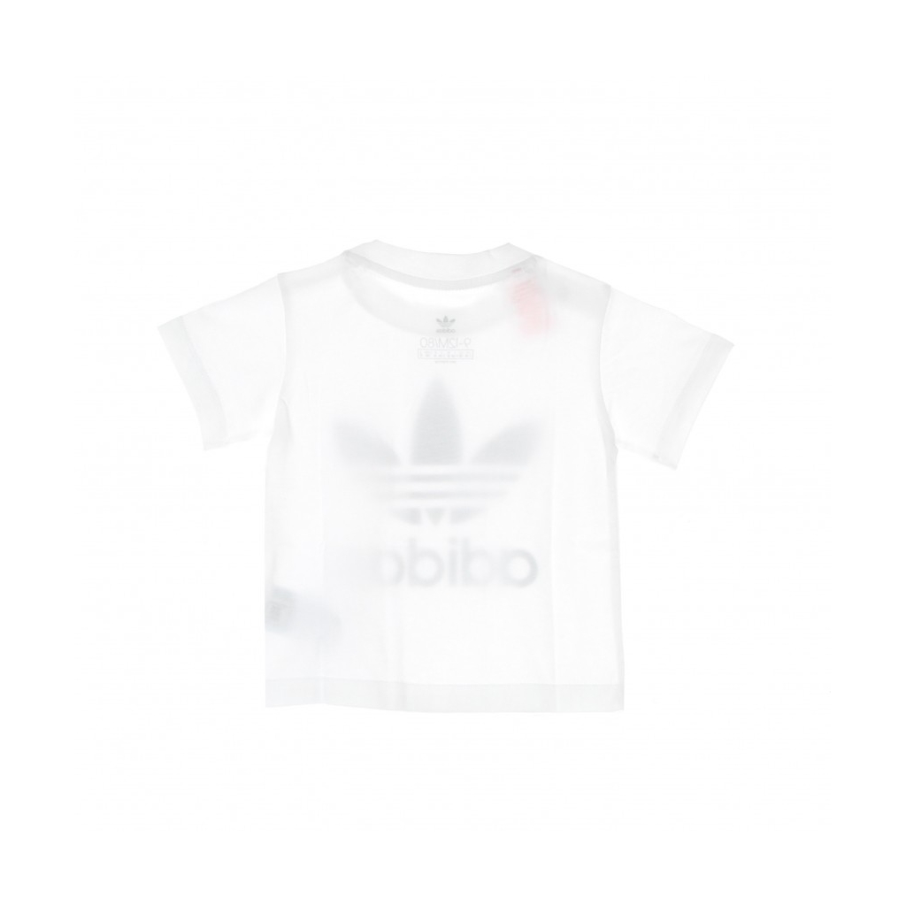 maglietta bambino trefoil tee WHITE/BLACK