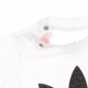 maglietta bambino trefoil tee WHITE/BLACK