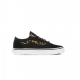 scarpa bassa bambino old skool leopard fur BLACK/TRUE WHITE