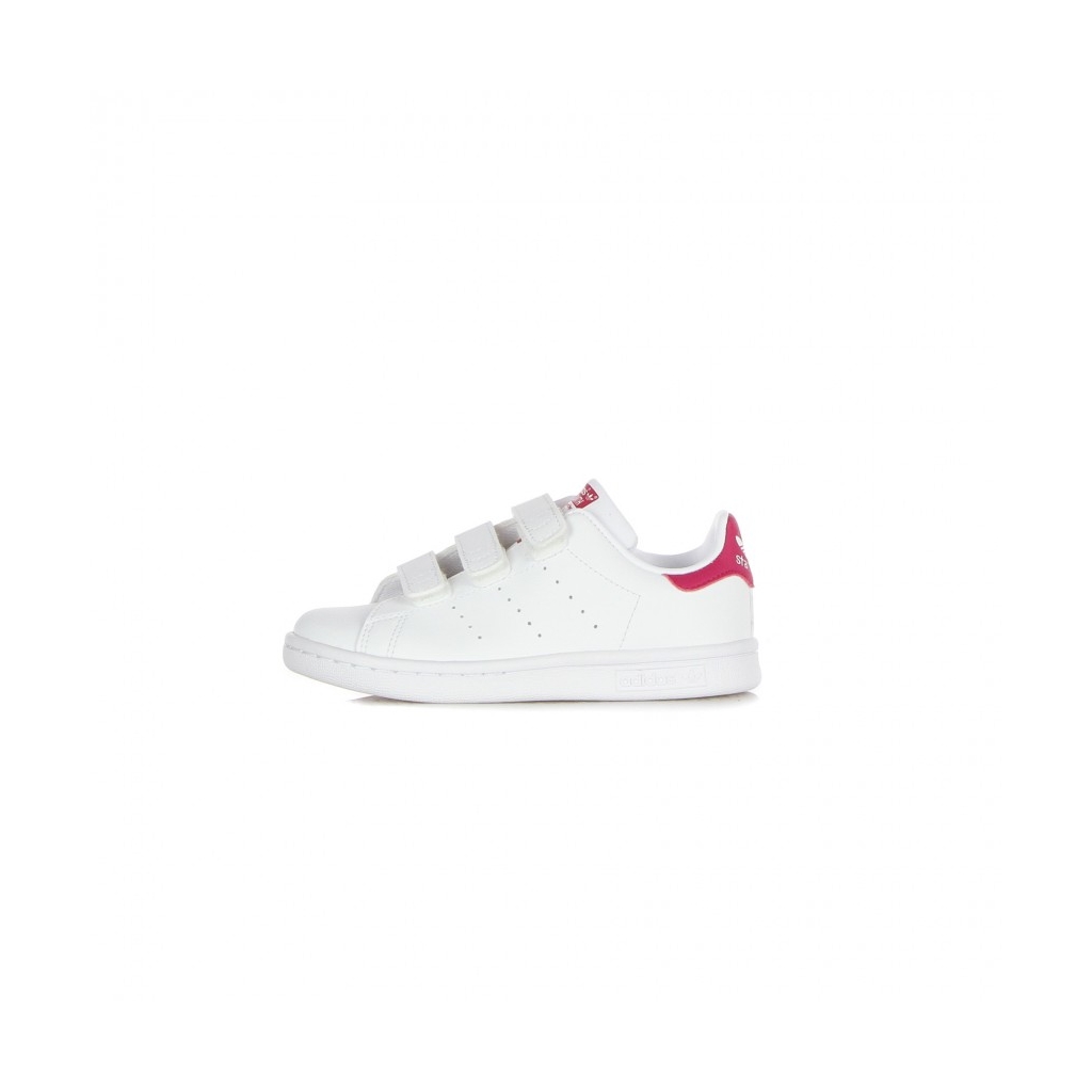 scarpa bassa bambino stan smith cf c CLOUD WHITE/CLOUD WHITE/BOLD PINK