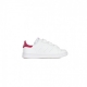 scarpa bassa bambino stan smith cf c CLOUD WHITE/CLOUD WHITE/BOLD PINK