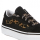 scarpa bassa bambino old skool leopard fur BLACK/TRUE WHITE