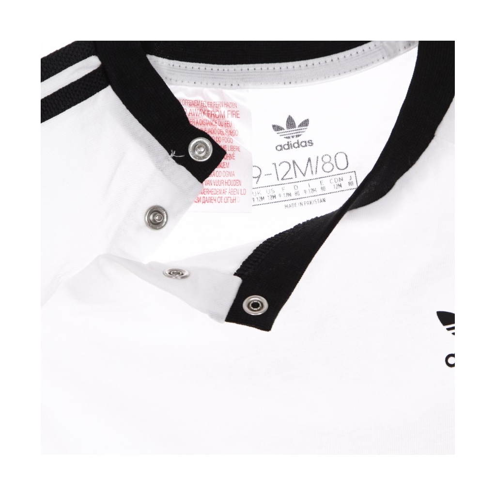 maglietta bambino 3-stripes tee WHITE/BLACK