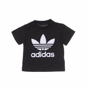 maglietta bambino trefoil tee BLACK/WHITE