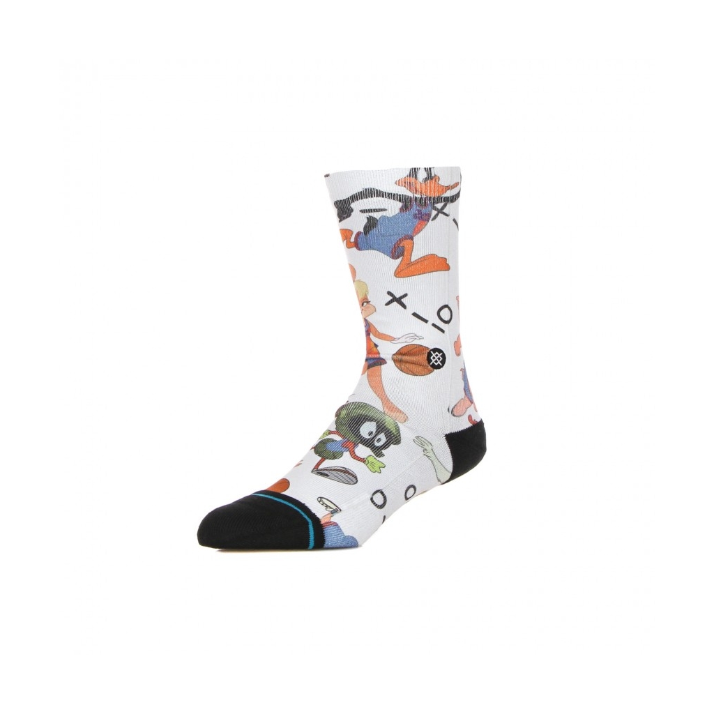 calza media uomo tune conversational x space jam WHITE