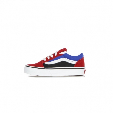 scarpa bassa bambino old skool easy logo CHILI PEPPER/NAUTICAL BLUE