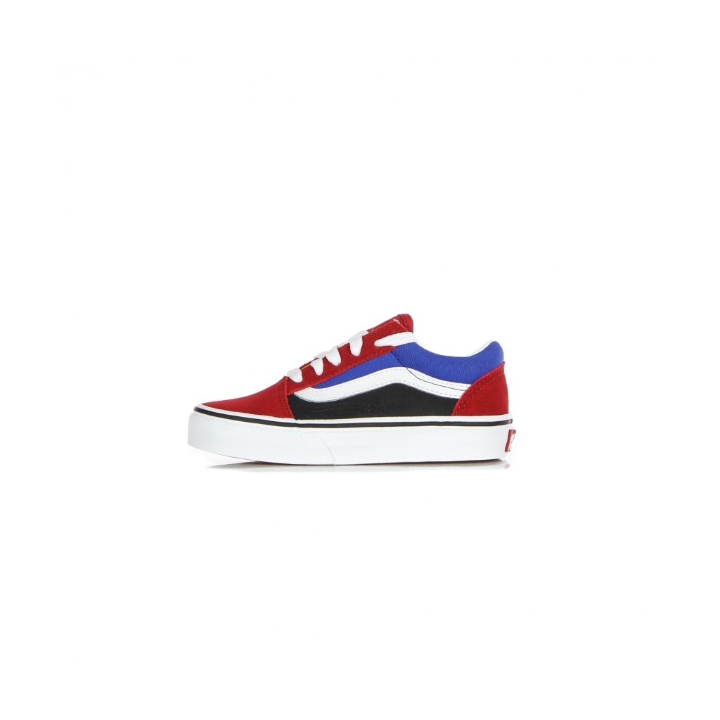 scarpa bassa bambino old skool easy logo CHILI PEPPER/NAUTICAL BLUE