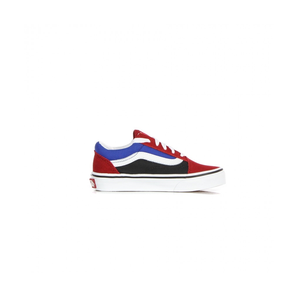 scarpa bassa bambino old skool easy logo CHILI PEPPER/NAUTICAL BLUE