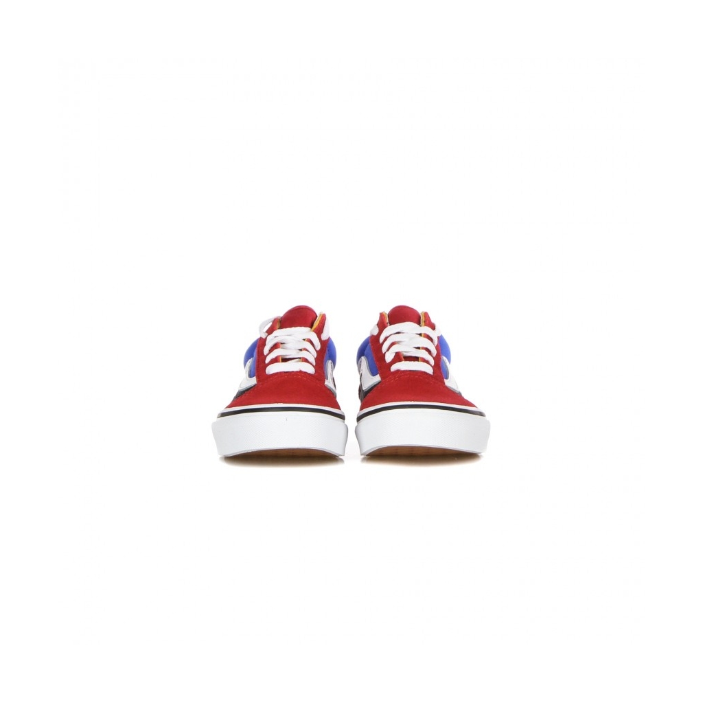 scarpa bassa bambino old skool easy logo CHILI PEPPER/NAUTICAL BLUE