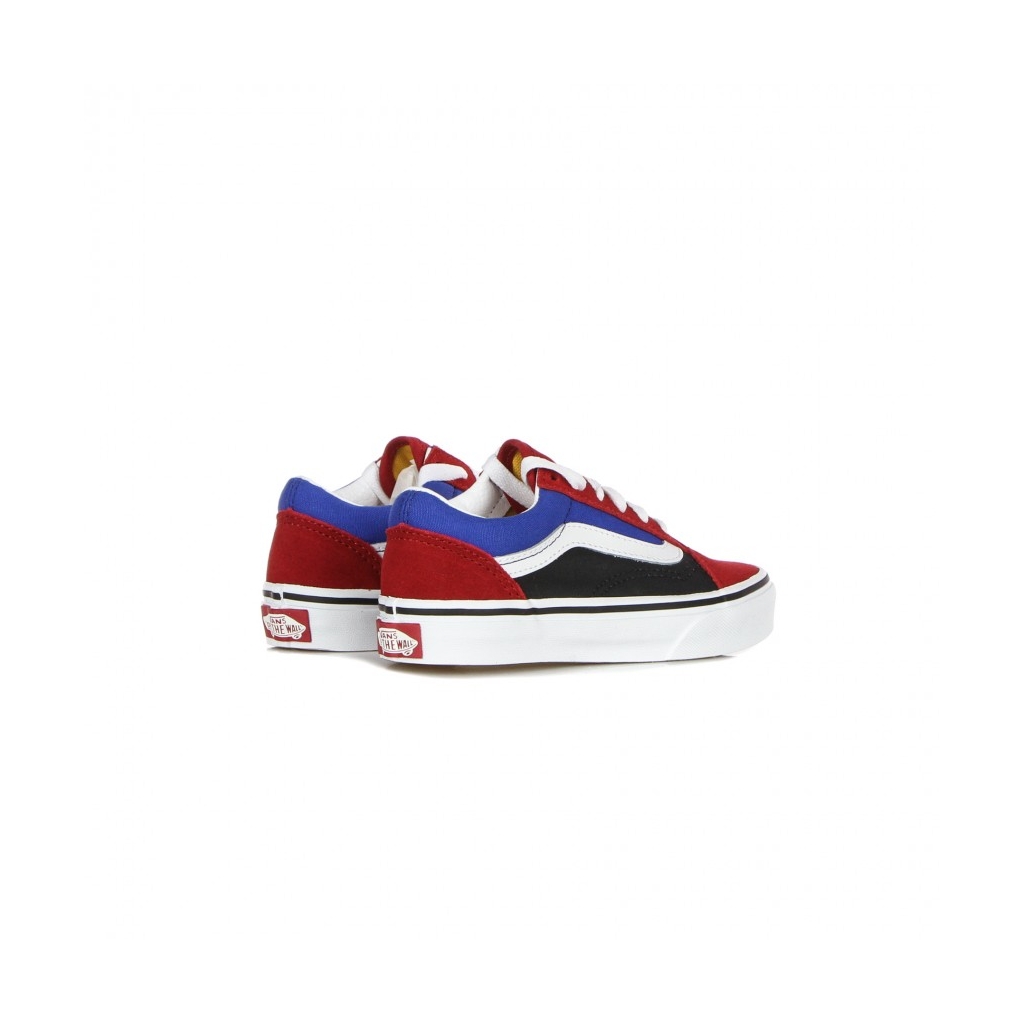 scarpa bassa bambino old skool easy logo CHILI PEPPER/NAUTICAL BLUE