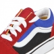 scarpa bassa bambino old skool easy logo CHILI PEPPER/NAUTICAL BLUE
