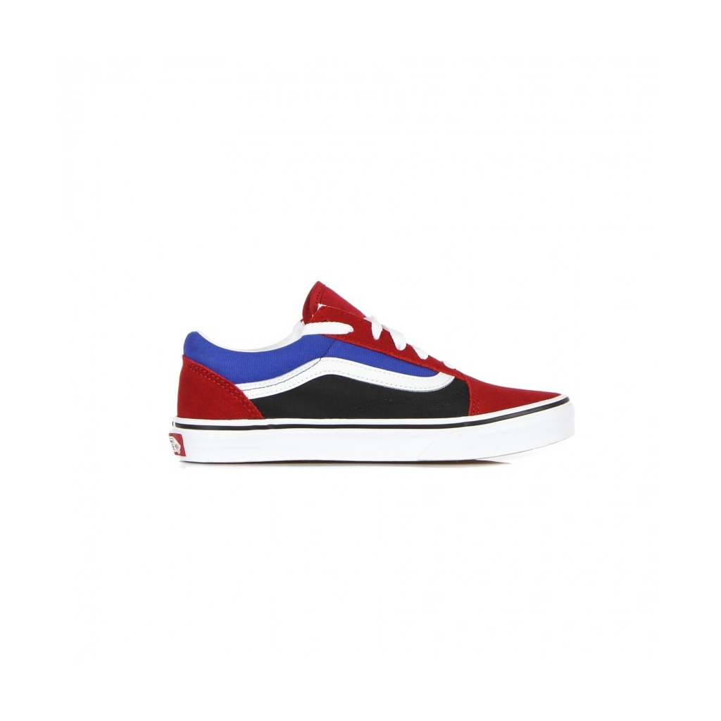 scarpa bassa bambino old skool easy logo CHILI PEPPER/NAUTICAL BLUE