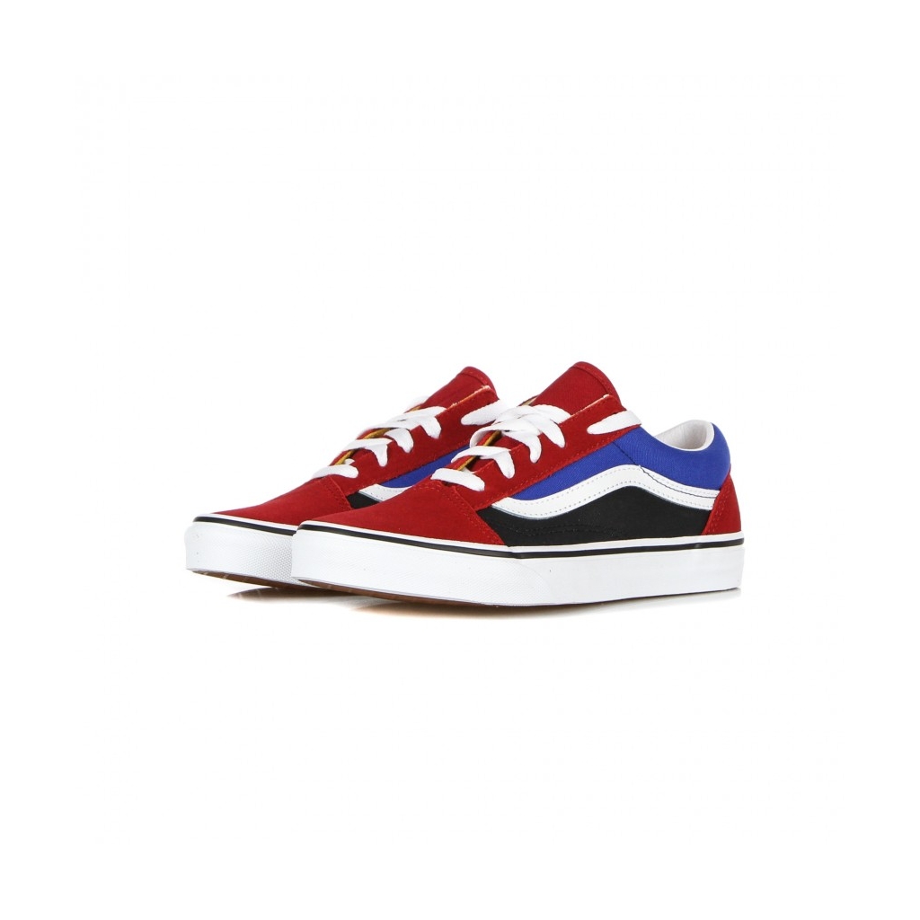 scarpa bassa bambino old skool easy logo CHILI PEPPER/NAUTICAL BLUE